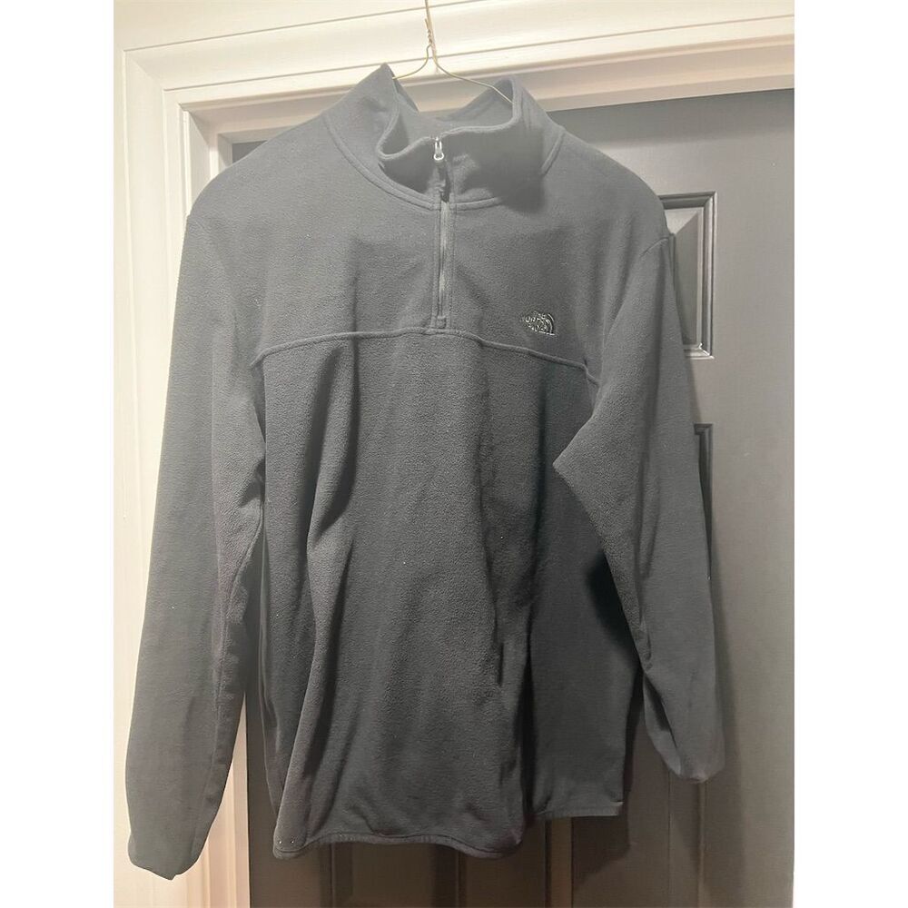 The North Face Men's XL Gray Fleece 1/2 Zip Pullover Long Sleeve